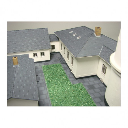 Byggnad till fyren 'Kampen', laser cut 1/87 - 4