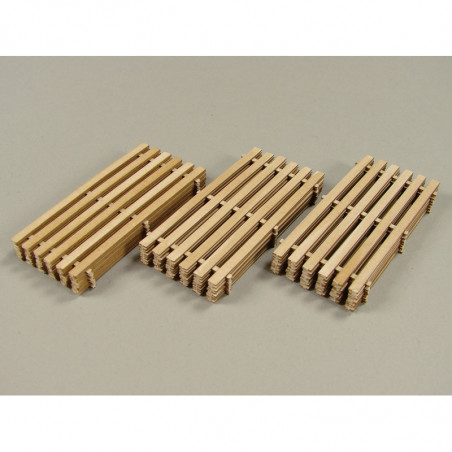 Staplad plank, laser cut 1/87