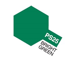 PS-25 Bright Green, Tamiya spray (Lexan)