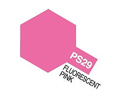 PS-29 Fluorescent Pink, Tamiya spray (lexan)