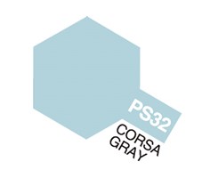 PS-32 Corsa Gray, Tamiya spray (Lexan)