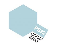 PS-32 Corsa Gray, Tamiya spray (Lexan)