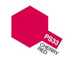 PS-33 Cherry Red, Tamiya spray (lexan)
