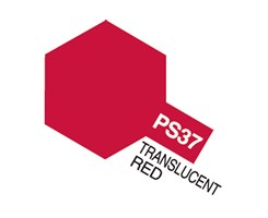 PS-37 Transluscent Red, Tamiya spray (lexan)