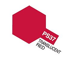 PS-37 Transluscent Red, Tamiya spray (lexan)