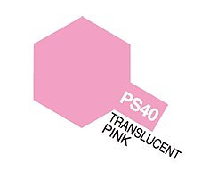 PS-40 Transluscent Pink, Tamiya spray (lexan)