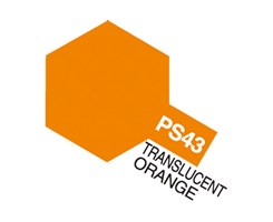 PS-43 Transluscent Orange, Tamiya spray (Lexan)