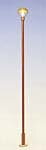 Bangårdslampa trästolpe 148mm