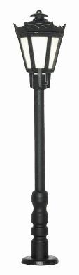 Parklampa svart frostat glas 56mm