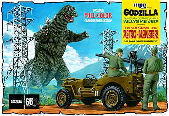 Godzilla Army Jeep 1/25
