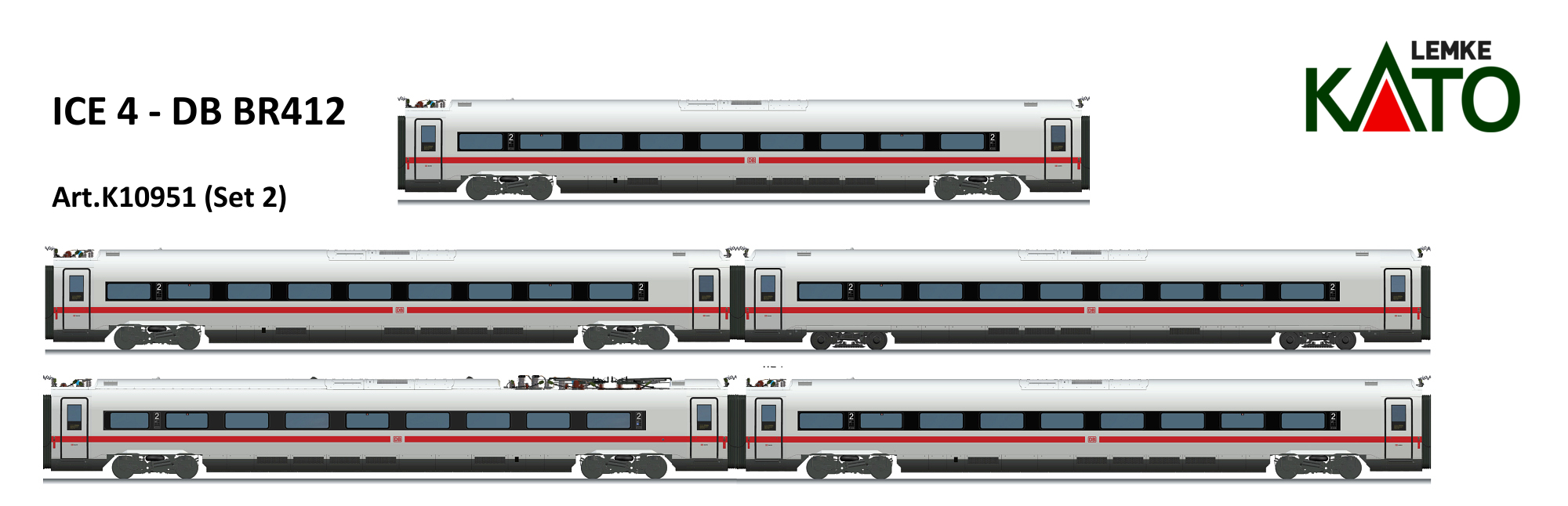 Motorvagn BR412 ICE 4 DB Ep.VI 5-delad