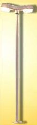 Gatlampa dubbel armatur, modern