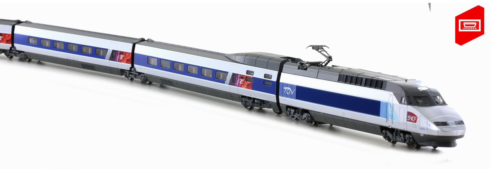 10-tlg.TGV Reseau m. Innenbeleuchtung
