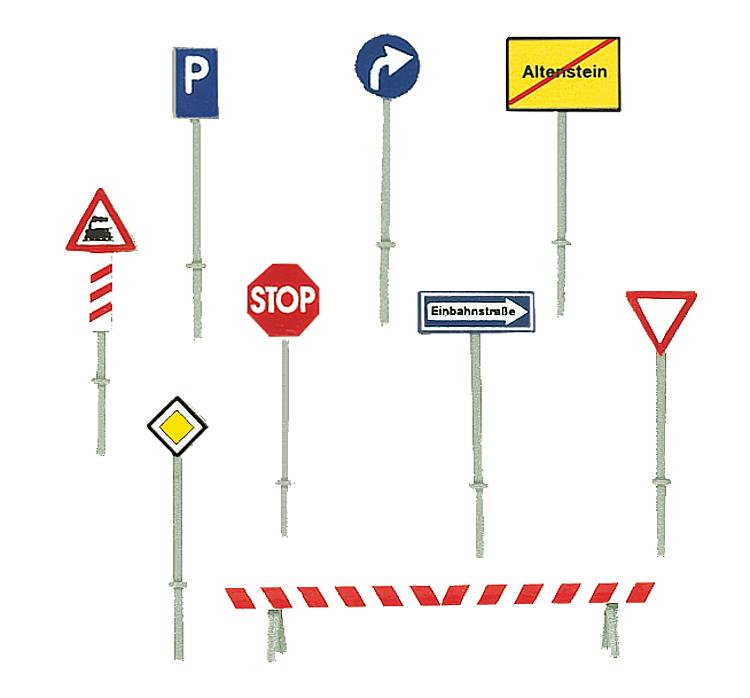 Road signs, Faller