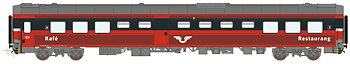 Restaurangvagn SJ R4R 5450 Röd Gen 1. (ver2)