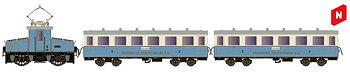 Lok + vagnar 'Zugspitzbahn'