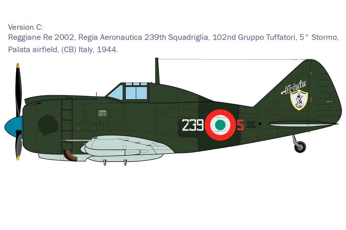 Reggiane Re.2002 Ariete 1/72 - 4