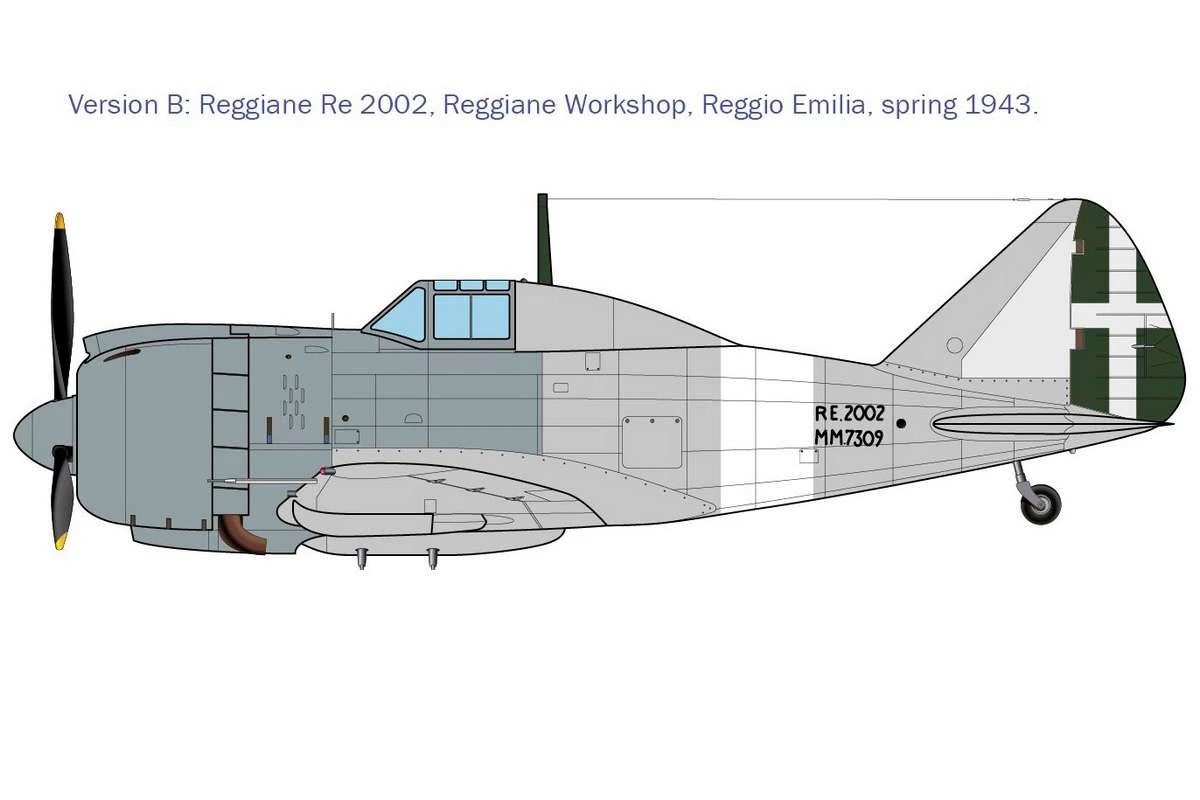 Reggiane Re.2002 Ariete 1/72 - 3