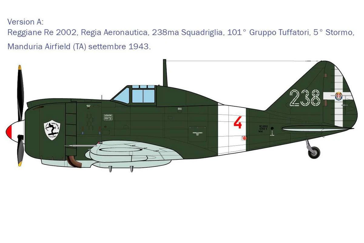 Reggiane Re.2002 Ariete 1/72 - 2