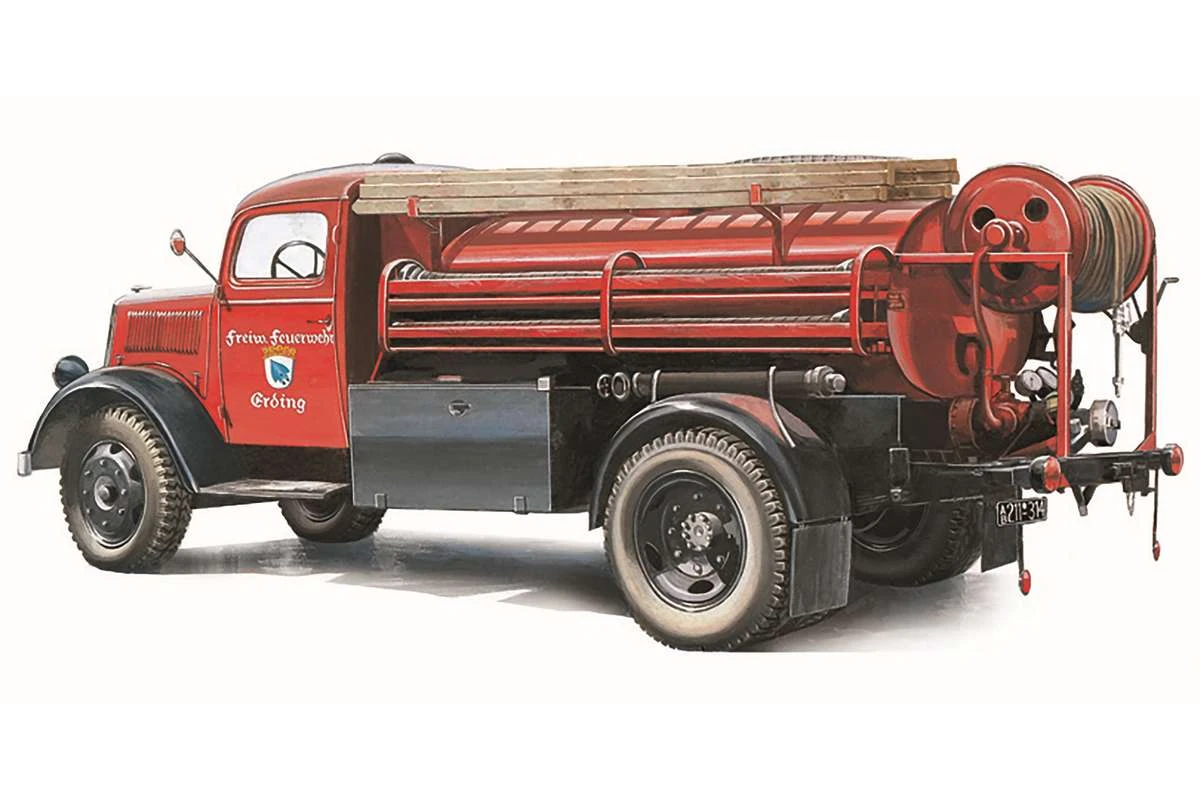 Open Blitz Fire Truck 1/24