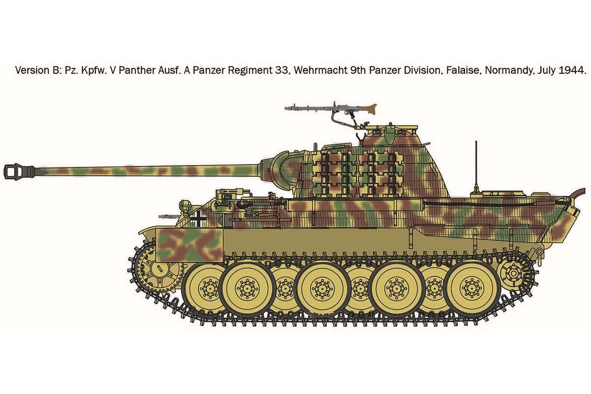 Pz.Kpfw.V Panther Ausf.A 1/72 - 3