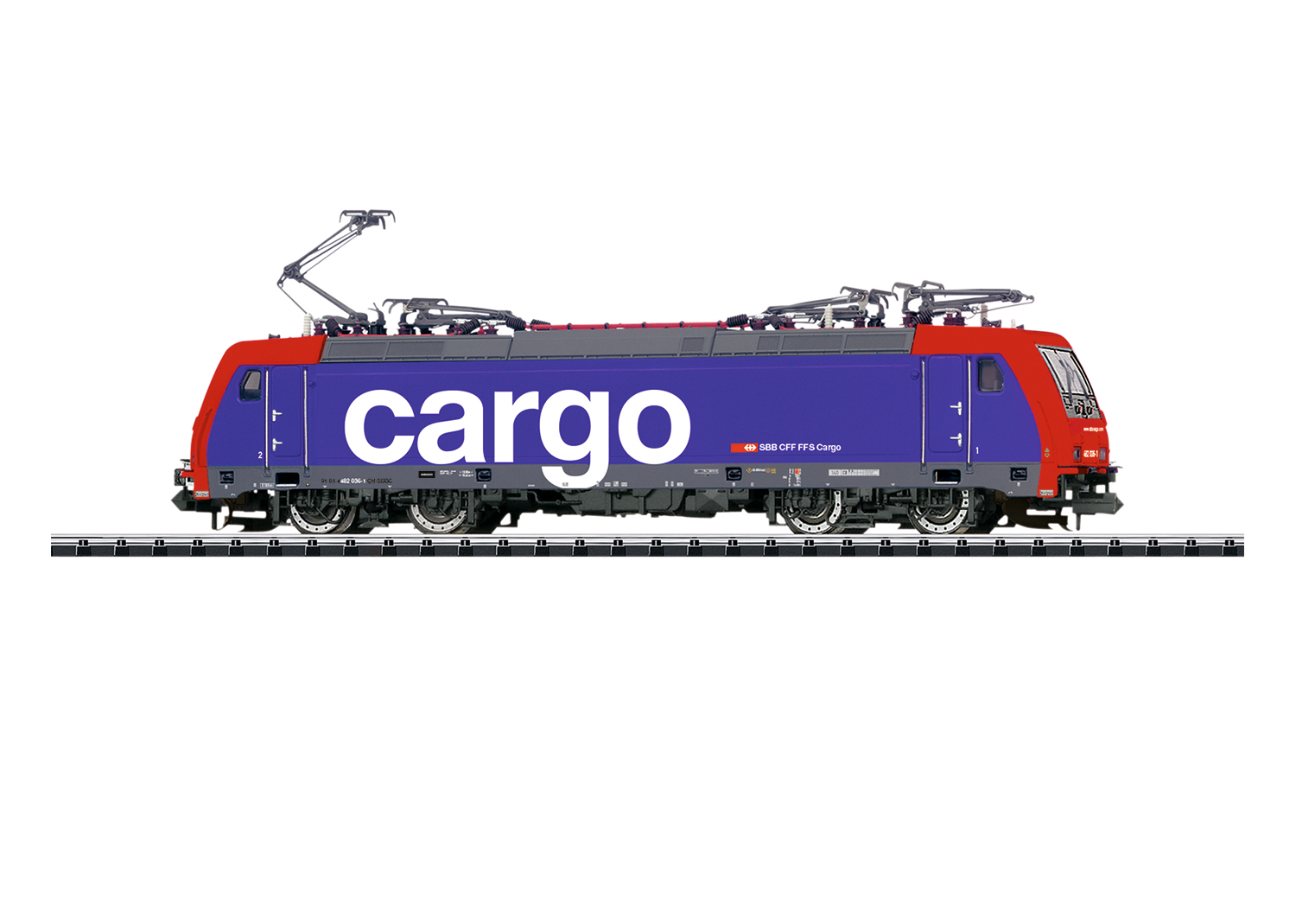 Ellok BR 482, SBB Cargo, DCC m ljud