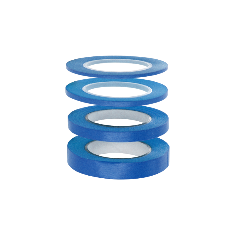 Maskeringstape, flexibel 4st olika (1, 2, 3 & 6mm)