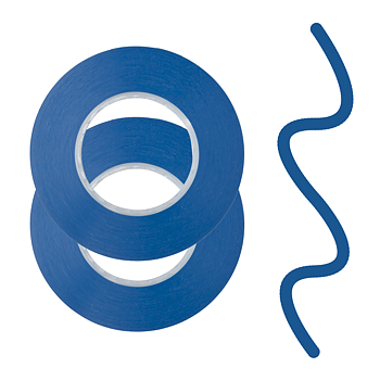 Maskeringstape, flexibel 3 mm (2 st à 18 m)