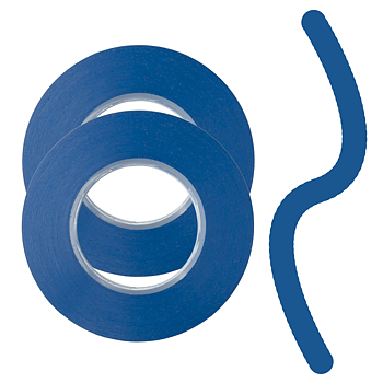 Maskeringstape, flexibel 6 mm (2 st à 18 m)