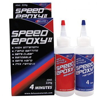 Speed Epoxy II, 4min flaska, 224g