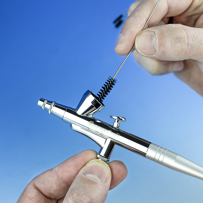 Rengöringsborste för airbrush, 5st - 3
