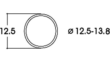Slirskydd 12.5mm, 10st