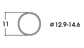 Slirskydd 12.9-14.6mm, 10st