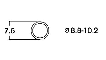 Slirskydd 8.8-10.2 mm, 10st