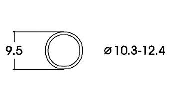 Slirskydd 10.3-12.4 mm, 10st
