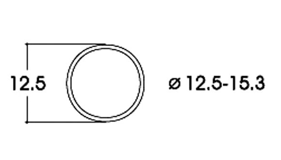 Slirskydd 12.5-15.3 mm, 10st