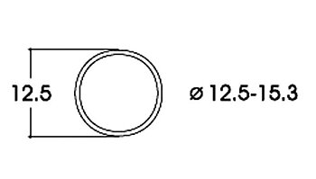 Slirskydd 12.5-15.3 mm, 10st