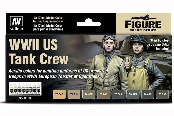 WWII US Tank Crew 8X17ml - 2