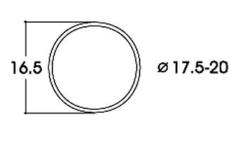 Slirskydd 16.5mm, 10st
