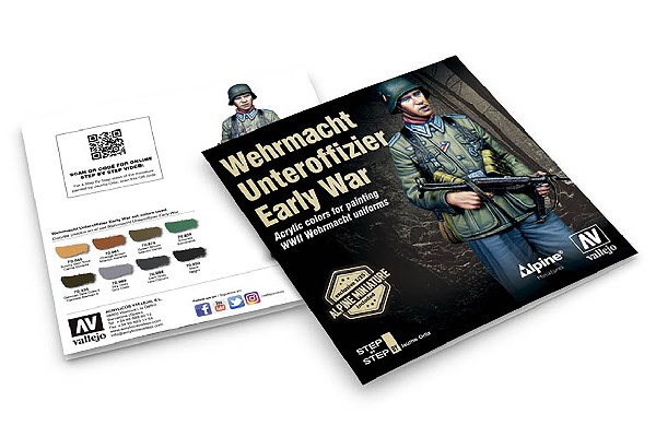 Wehrmacht Unteroffizier Early war color set, 8x17ml - 2