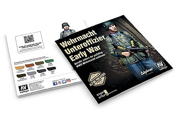 Wehrmacht Unteroffizier Early war color set, 8x17ml