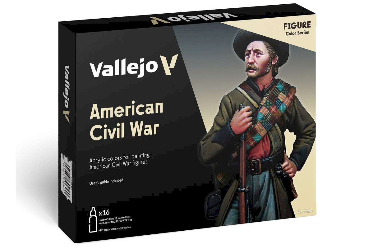 Färgset: Amerikanska inbördeskriget 16x18ml