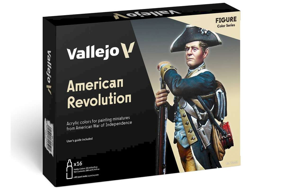 Färgset: Amerikanska revolutionen 16x18ml