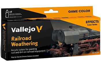 Color set: Railroad Weathering 8x18ml
