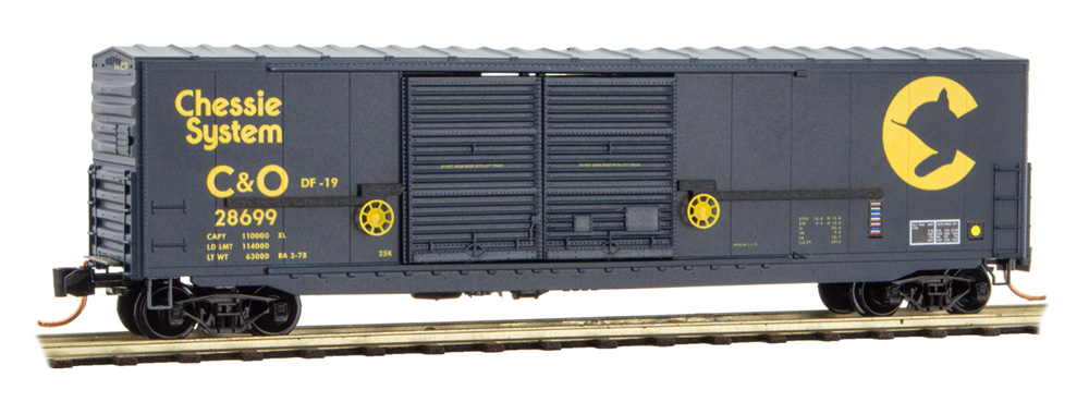 Standard 50" box car w/o roofwalk C&O 28699