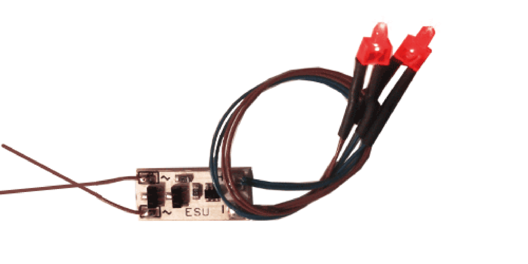 Slutbelysning, 2x röd LED