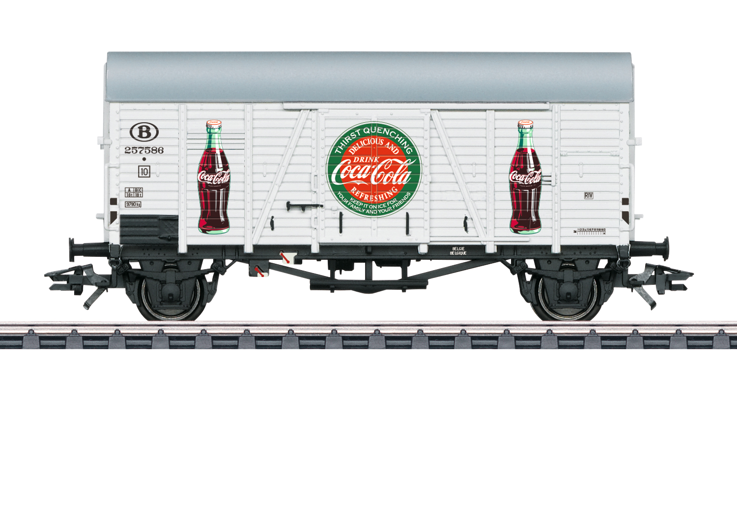 Godsvagn G10 'Coca Cola' SNCB