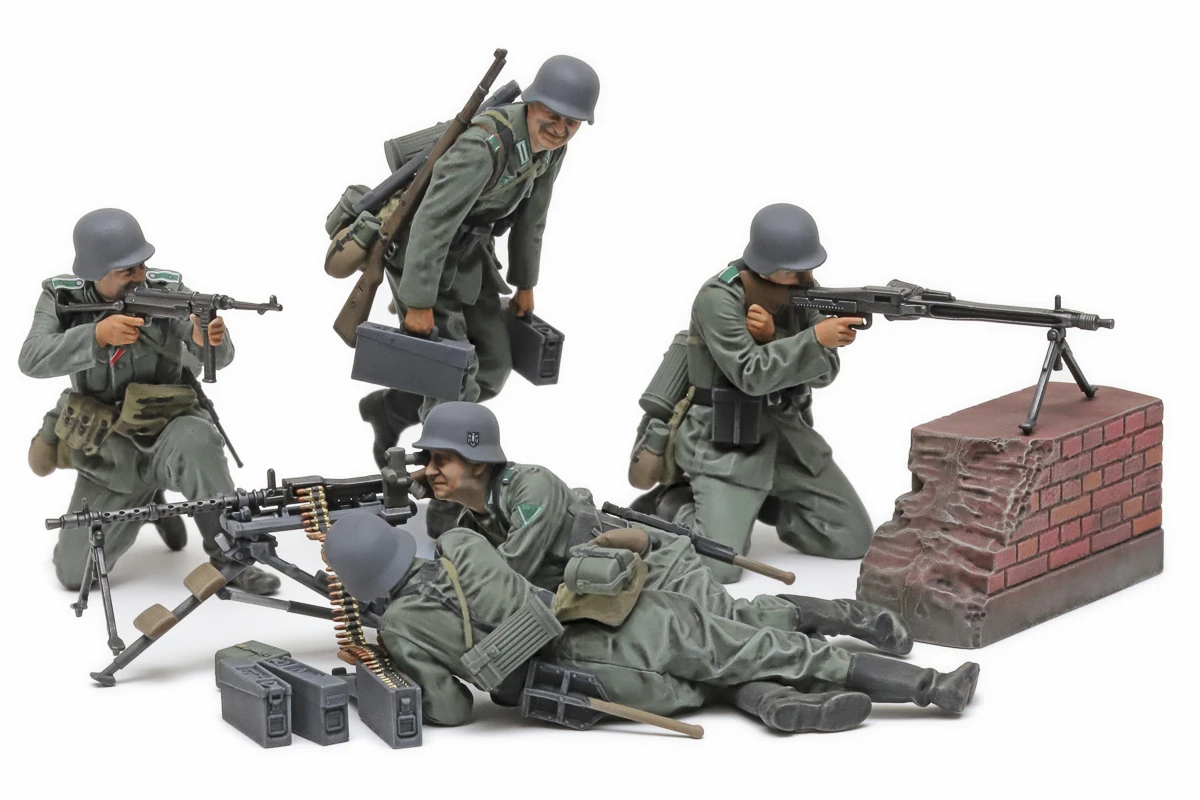 Tyskt maskingevärsteam (mitten av andra världskriget) 1/35