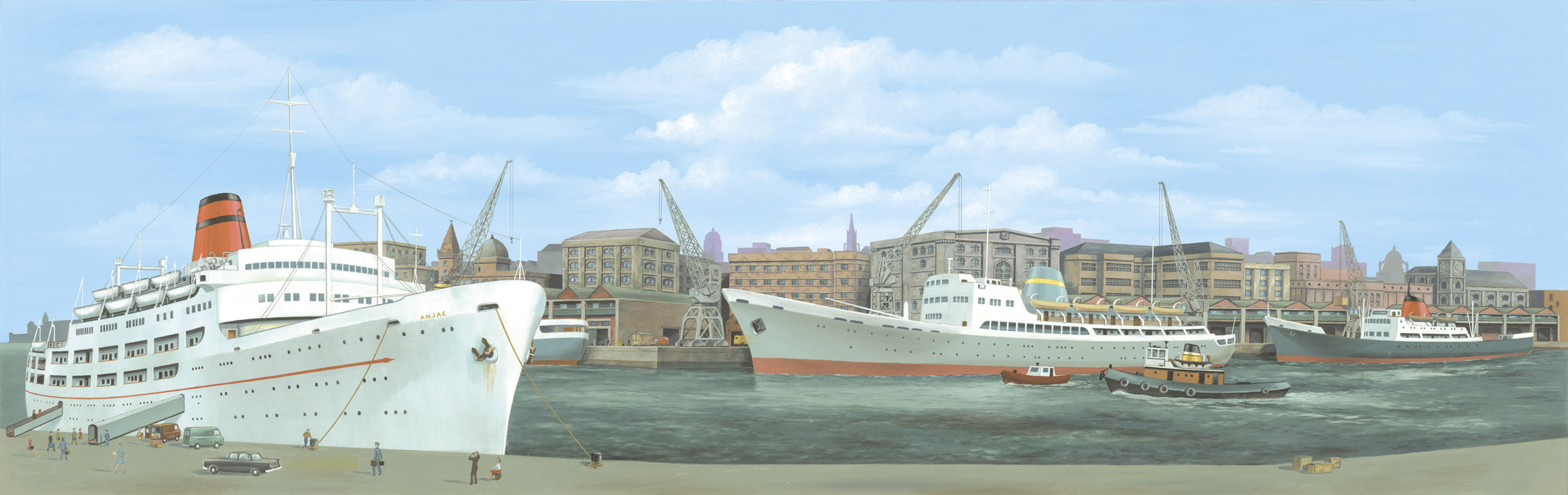 Bakgrund, hamn