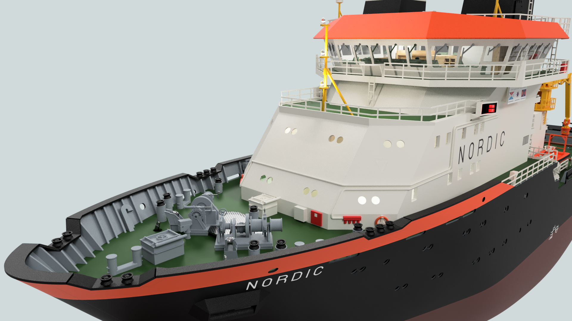 Nordic Emergency Tug Boat - incl. full interior and LED set - 6